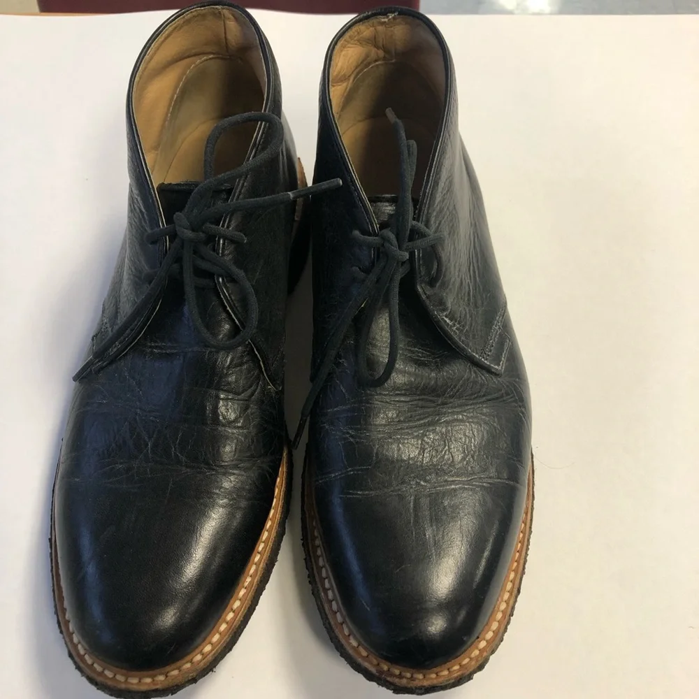 Frye Black Leather Hudson Boots Sz. 11